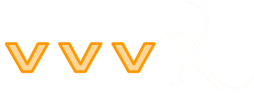 VVV X Logo for orange