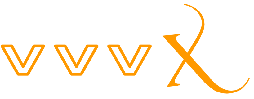 VVV X Logo for white